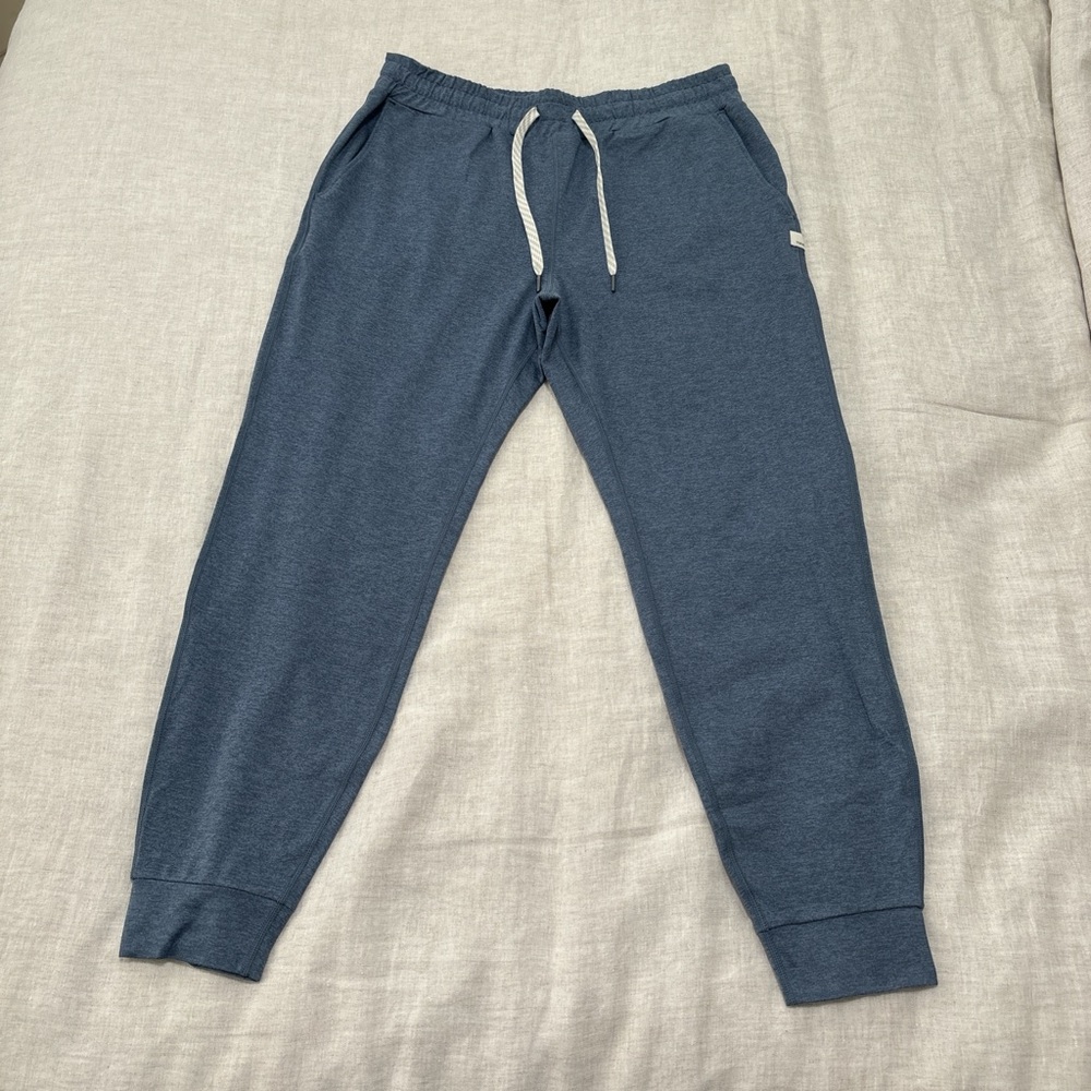 Blue Jogger Sweatpants with Drawstring
